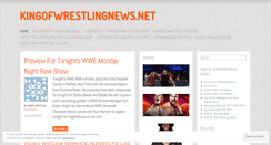 Desktop Screenshot of kingofwrestlingnews.net